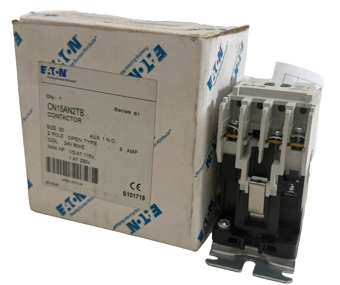 NEW EATON/CUTLER HAMMER CN15AN2TB CONTACTOR SER. B1 CN15AN2