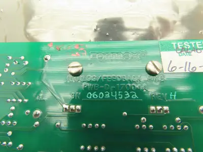 Formax PWB-D-17004A REV H Analog / Feedback PWB Circuit Board PCB
