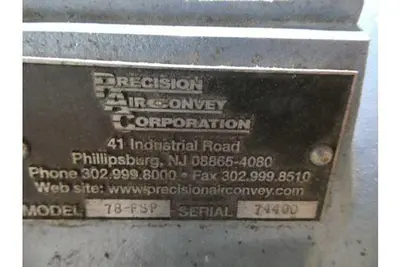 USED PRECISION AIR CONVEY 78FSP