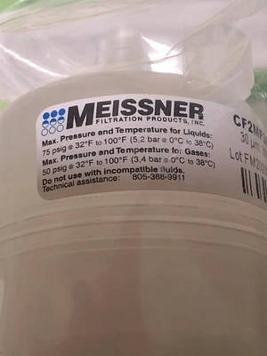 MEISSNER ALpHA CF2MF30-33A2 CAPSULE FILTER - BRAND NEW