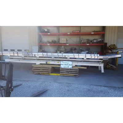 Used Cardwell Vib-o-vey 24"W X 27' L Stainless Steel Vibrating Shaker Conveyor