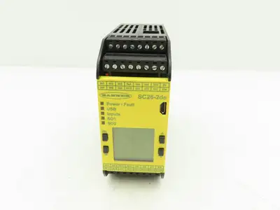 Banner SC26-2DE Non-Expandable Safety Controller Base Module 24VDC w/LCD Display