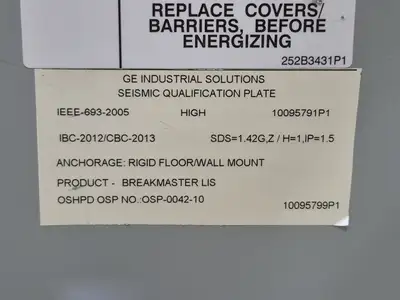 Double Fused Interrupter Switch 5 kV, 4160 Volts & Conduit Cabinet