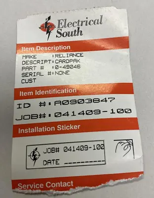 USED RELIANCE ELECTRIC 0-49046