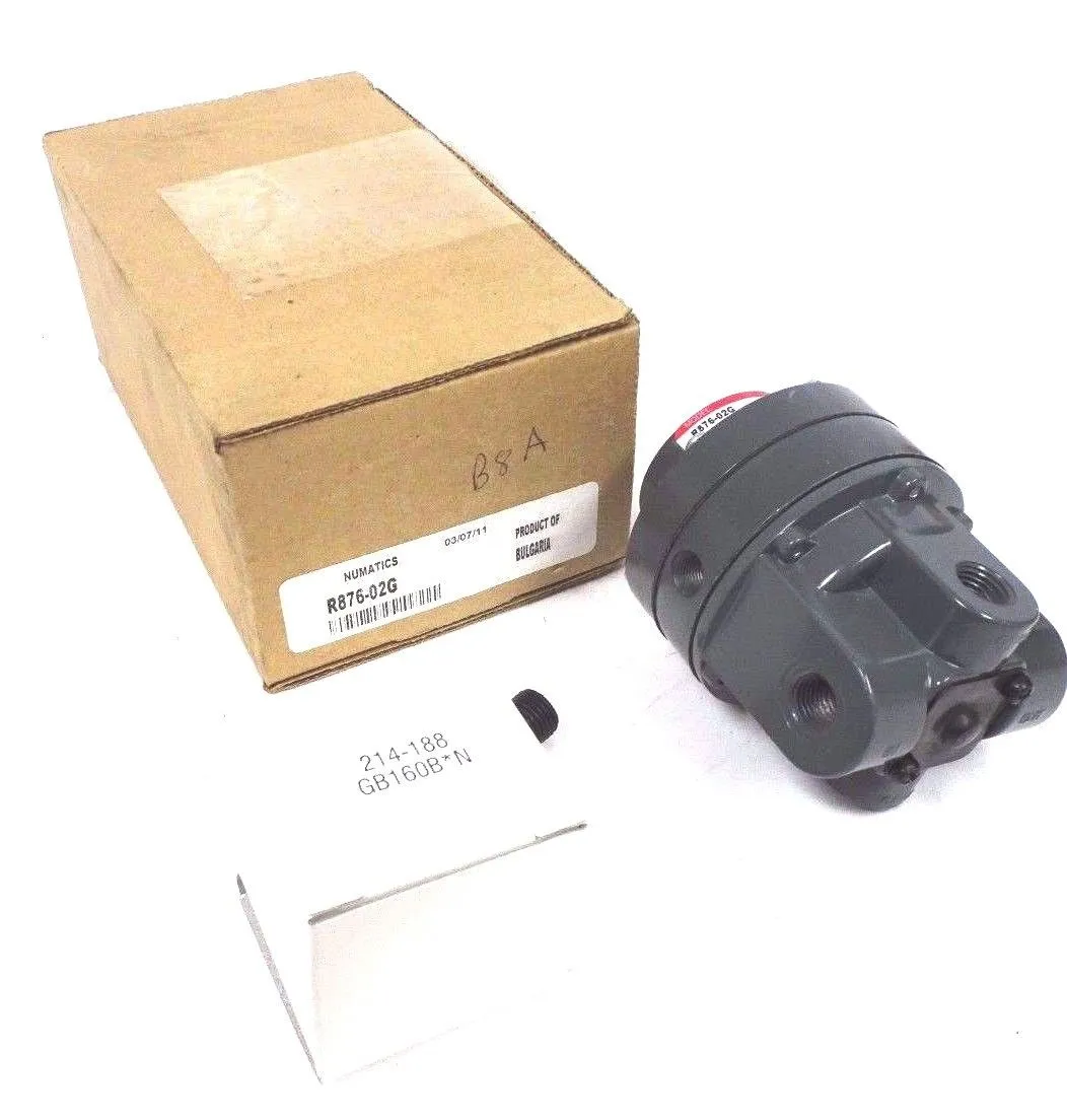 NEW NUMATICS R876-02G RATIO RELAY BOOSTER