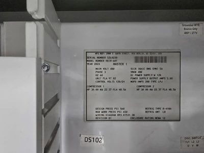 2024 60 Ton AEC High Efficiency Remote Air-Cooled (HECR) Chiller