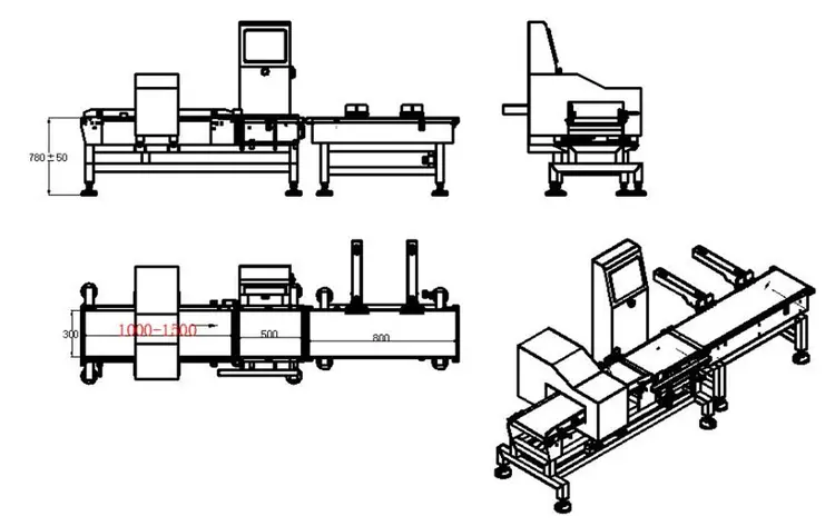 New | in-Stock 2026 _UNKNOWN_ _UNKNOWN_ Checkweighers - Combination Metal Detector Ontario CA | Hongda America Corp #1207553