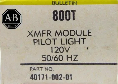 NEW LOT OF 4 ALLEN BRADLEY 40171-002-01 XMFR MODULE PILOT LIGHT 4017100201 800T