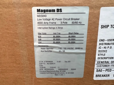 USED Eaton MDS840