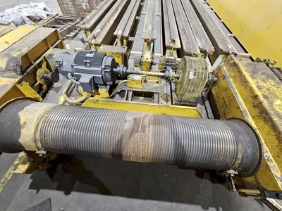 30 TON X 61'8" ZENAR DOUBLE GIRDER OVERHEAD BRIDGE CRANE 40' LIFT, CLASS D : YOBRO #25191