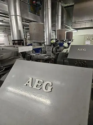 USED 1991 HEINKEL AGGREGATEBAU HE500/396; 500 KW; 400 V; 722 A; 1500 RPM