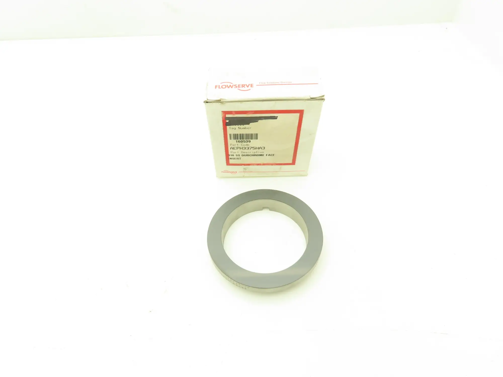 Flowserve AEPH3375HA3 316SS Durchrome Face Insert Ring Valve Kit 73mm ID