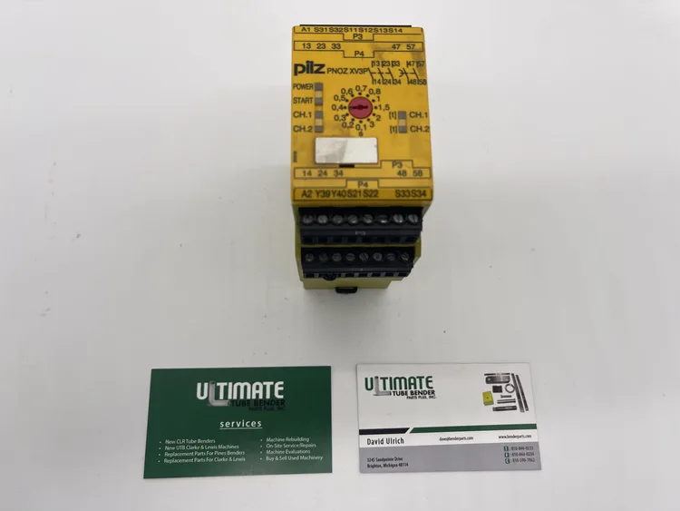Used PILZ 777512 Pipe, Tube & Bar Benders Parts Michigan US | Ultimate Tube Bender Parts Plus #201554