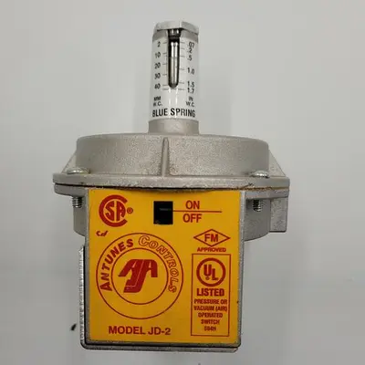 USED ANTUNES CONTROLS ANTUNES CONTROLS JD-2 BLUE .07" - 1.47" WC PART 801111301