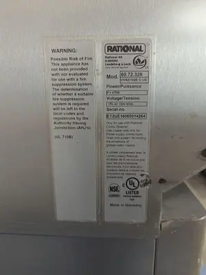 USED RATIONAL WE62