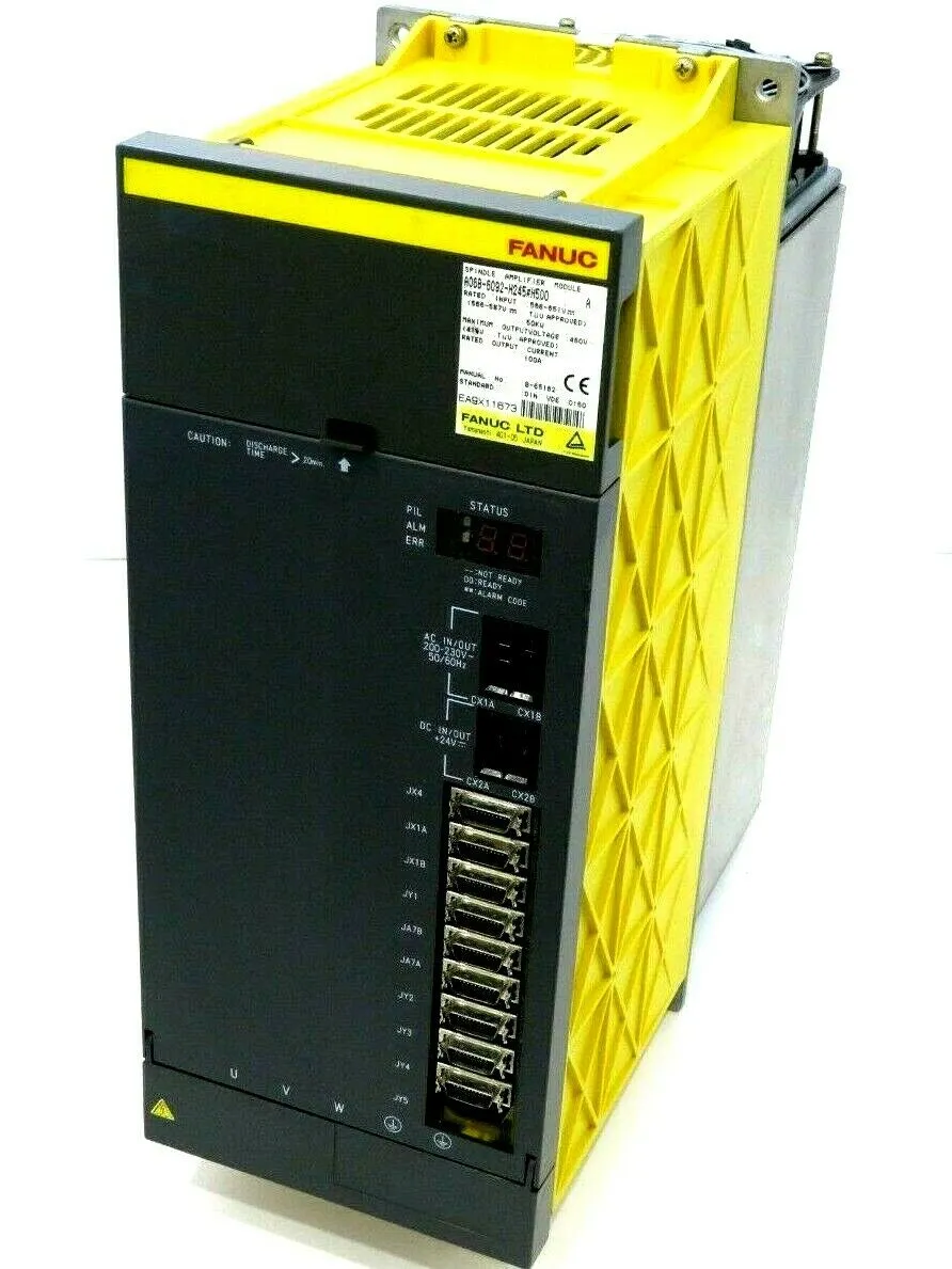 USED FANUC A06B-6092-H245#H500 SPINDLE AMP MODULE A A06B6092H245H500