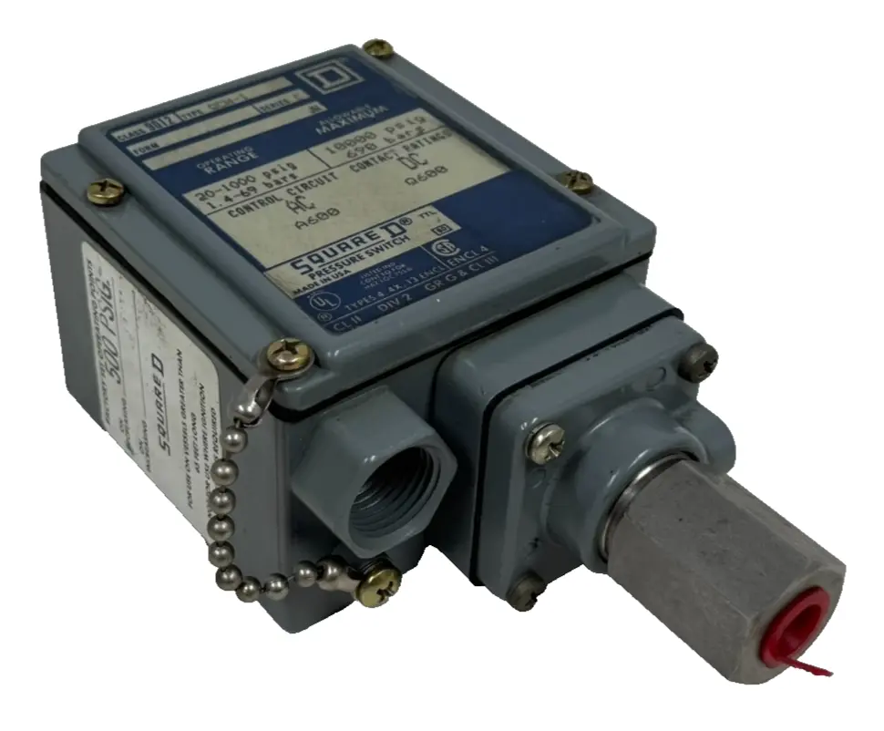 NEW SQUARE D 9012-GCW-1 PRESSURE SWITCH 9012GCW-1 9012GCW1