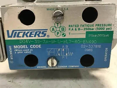 USED VICKERS DG4V-3S-7A-M-U-HL7-60-EN490