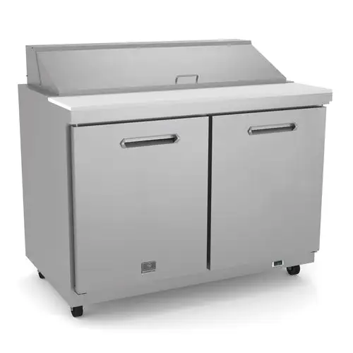 Kelvinator Commercial KCHST48.12 48 1/4" Sandwich/Salad Prep Table w/ Refrigerated Base, 115v