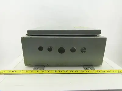 Hoffman A161606LP Wall Mount Electrical Enclosure JIC 16x16x6" W/Back Plate