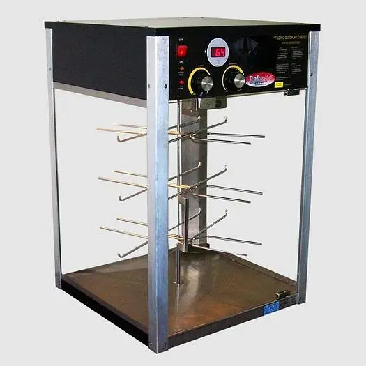 ROTATING PRETZEL DISPLAY WARMER