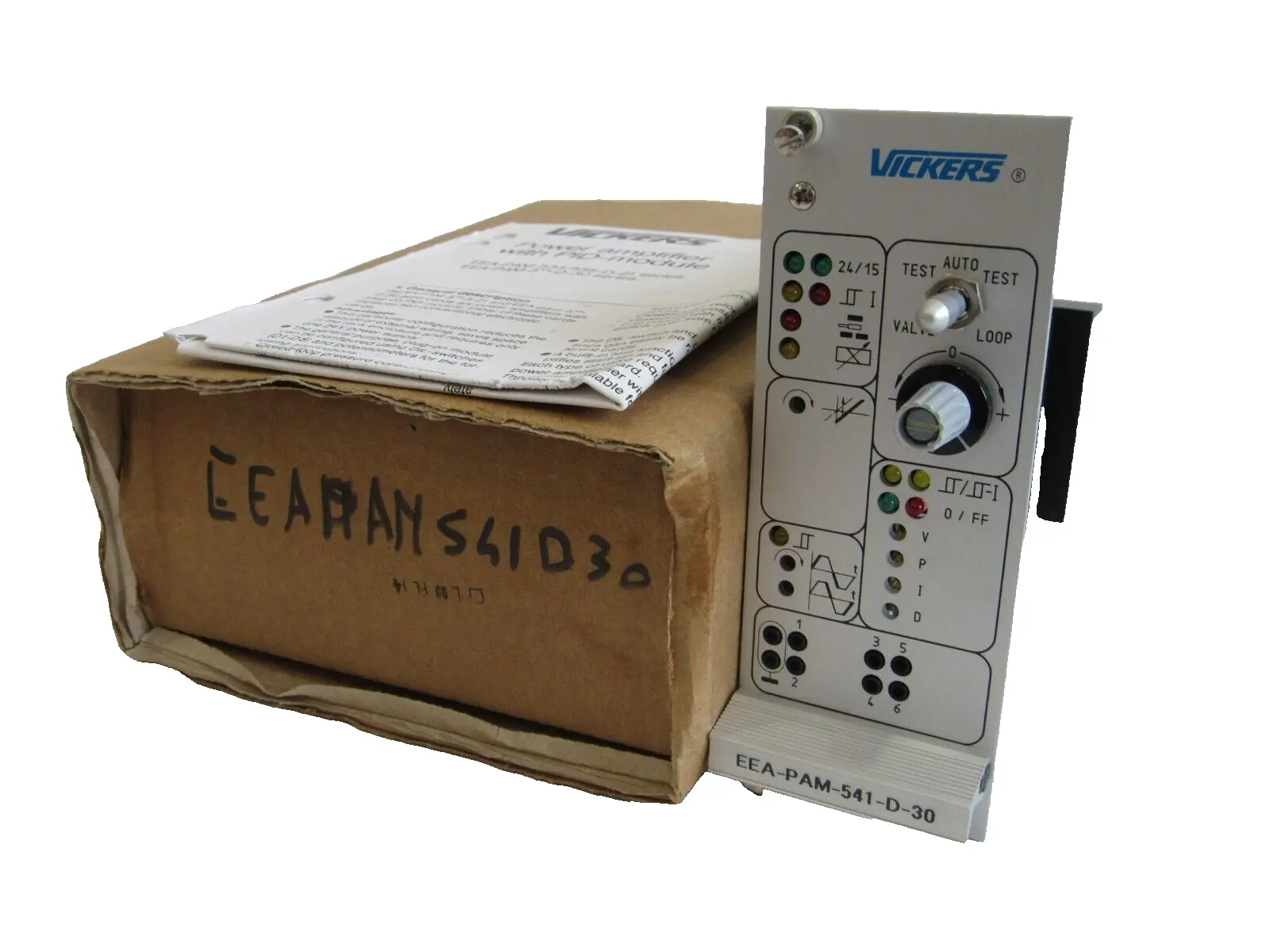 NEW VICKERS EEA-PAM-541-D-30 POWER AMPLIFIER W/PID MODULE EEAPAM541D30