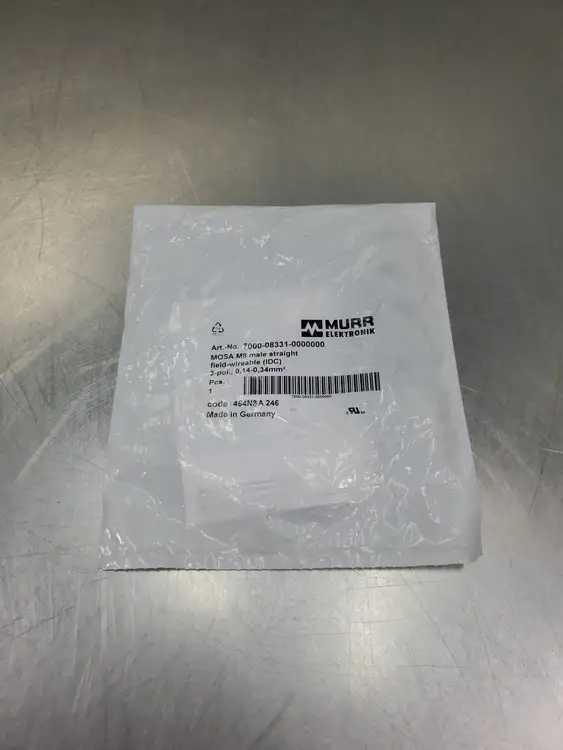 Used Murr Elektronik 7000-08331-0000000 Circular DIN Connectors Electrical Fittings South Carolina US | Palmetto Automation #1161822