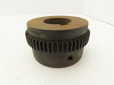 Sier-Bath F2 Vari-Crown Flanged Coupling With Flex hub 1-15/16" Keyed Bore