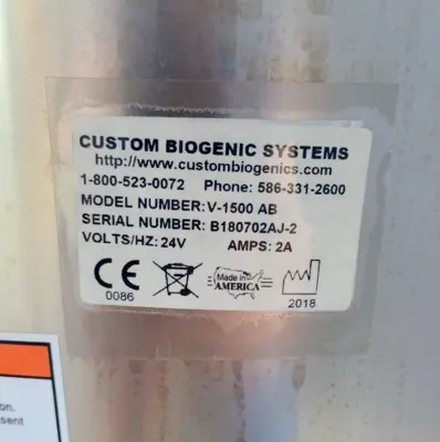 Used CUSTOM BIOGENIC SYSTEMS _UNKNOWN_ Ultra-Low Temperature Freezers California US | Biotech Equipment Sales #1464630