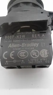 Used ALLEN-BRADLEY ALLEN-BRADLEY  800F-N3W Misc Electrical & Power Parts | ND Industrial Surplus #1212076