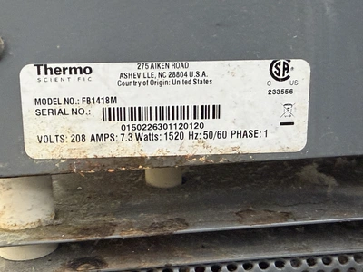 Used _UNKNOWN_ _UNKNOWN_ Muffle Type Furnaces Rhode Island US | Federal Equipment Company #1347629