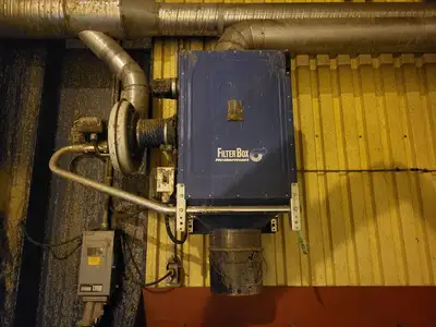 Fume Extractor w/ 12ft. Hose, Filter Box & Vacuum Pump