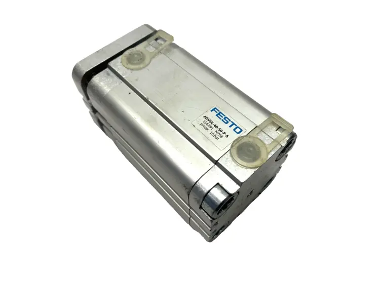 Used FESTO PNEUMATIC COMPACT CYLINDER 40MM BORE 50MM STROKE 156891 Pneumatic Cylinders | Maverick Industrial Sales #1102796