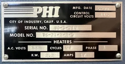 USED 1990 PHI PHI TS-21-H-H-5 PRESS