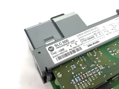 USED ALLEN-BRADLEY SER. E REV. 8 SLC 500 CPU PROCESSOR UNIT W/ KEY NO DOOR