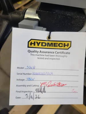 2026 HYD-MECH S-20P Horizontal Band Saws (Semi-Automatic) | Myers Technology Co., LLC (13)