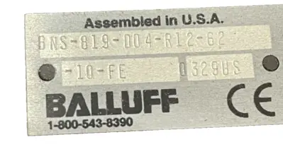 NEW BALLUFF BNS 819-D04-R12-62-10-FE LIMIT SWITCH 130637 BNS819D04R126210FE