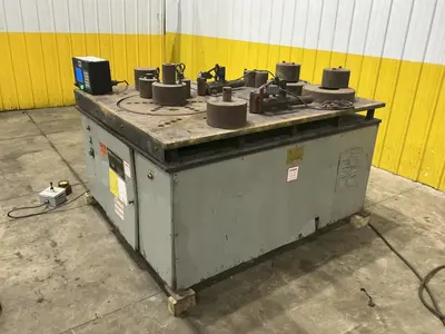 2.125" DIAMETER KRB MODEL #18M ELECTRO MECHANICAL ROTARY REBAR BENDER : YOBRO #25147