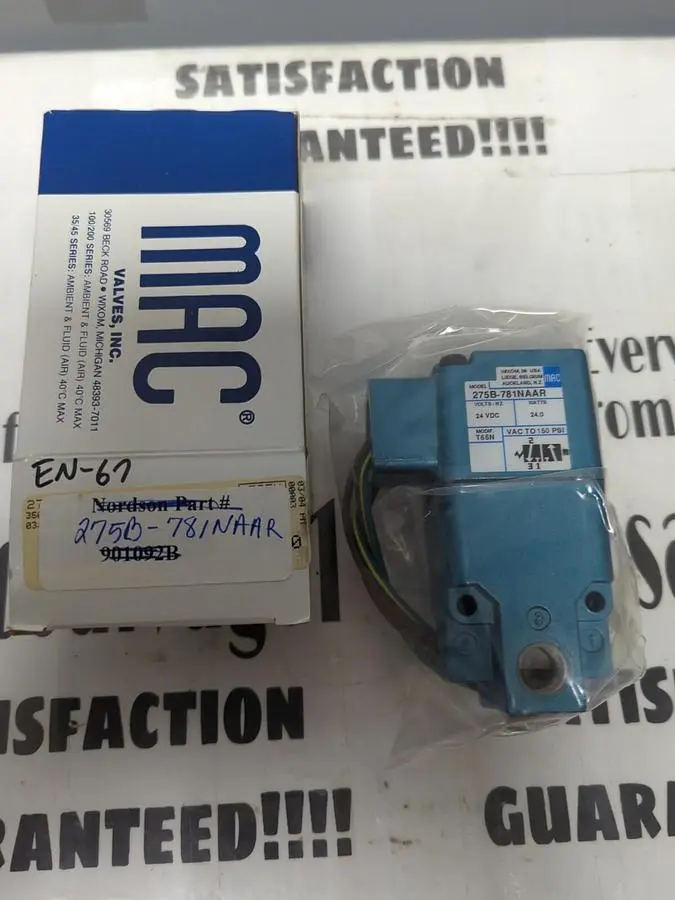 New | in-Stock MAC 275B-781NAAR Solenoid Valves Ohio US | Surplus Asset Holdings #1236676