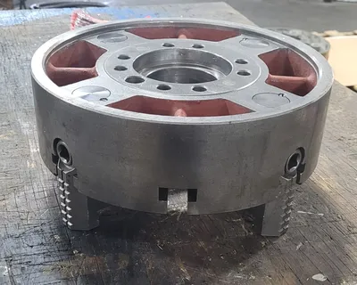 BISON 12in - 4 Jaw Chuck Tooling & Accessories, Lathe Chucks | Machinery Central (4)