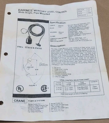 NEW Barnes 73618