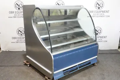 STRUCTURAL CONCEPTS 50” CURVED GLASS REFRIGERATED BAKERY DISPLAY CASE MODEL HV48R.3900