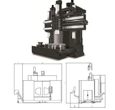 WELE VTC2520 Vertical Boring Mills (incld VTL) | Hillary Machinery LLC (4)