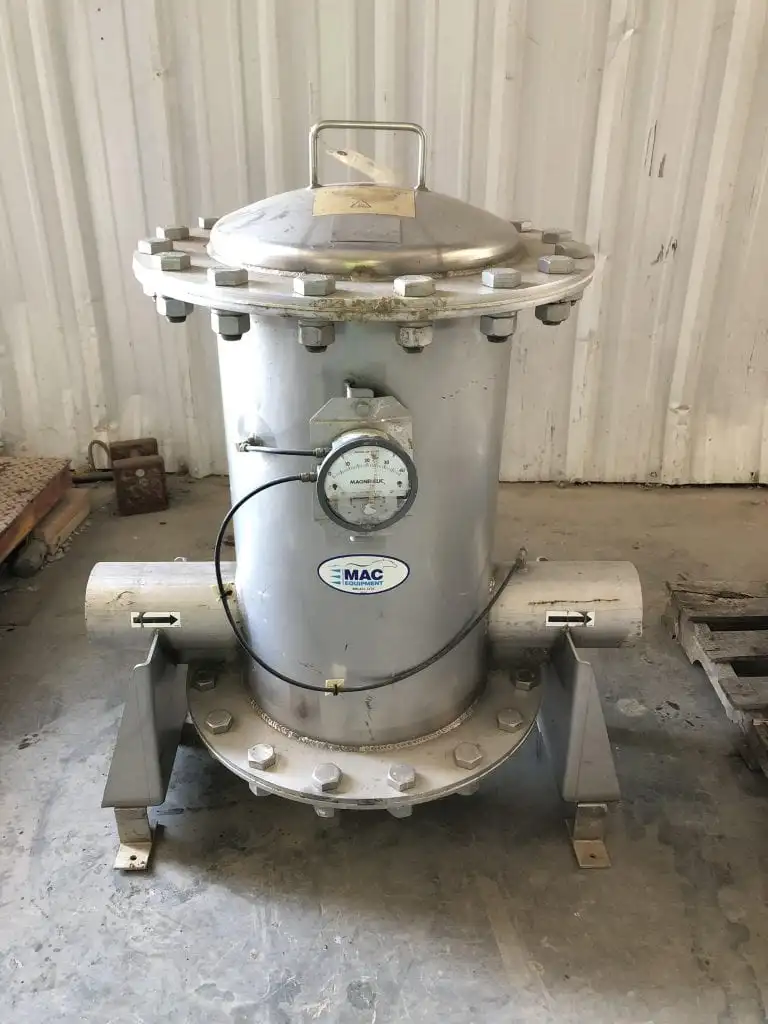 MAC Equipment ILFB-5 Stainless Inline Filter 0-40in/H2O