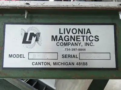 Used LIVONIA MAGNETICS _UNKNOWN_ Conveyor Parts Indiana US | Arrow Industrial #1249837