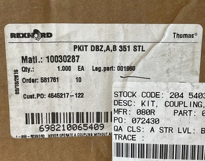 NEW REXNORD 001960
