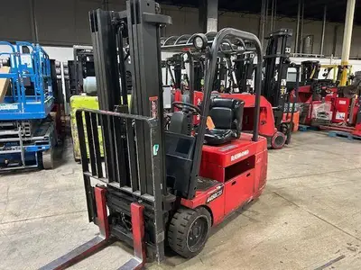 Used 2017 RAYMOND 445C35TT 3-Wheel Sit down Electric Counterbalance Forklifts Illinois US | Somerset Equipment Sales #1546233
