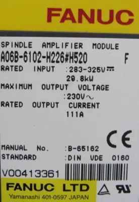 NEW FANUC A06B-6102-H226#H520 AMPLIFIER MODULE SER.F A06B6102H226#H520
