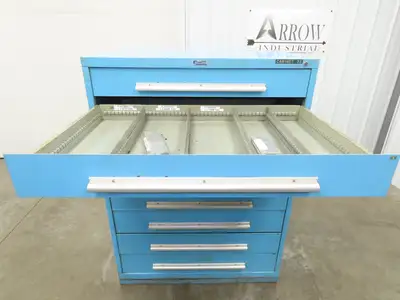 Nu-Era Modular Tool Storage Cabinet 9 Drawer 45x28x61" Stanley Vidmar Lista