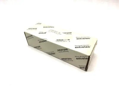 USED ABB ENTRELEC FEED-THROUGH TERMINAL BLOCK GRAY 12MM